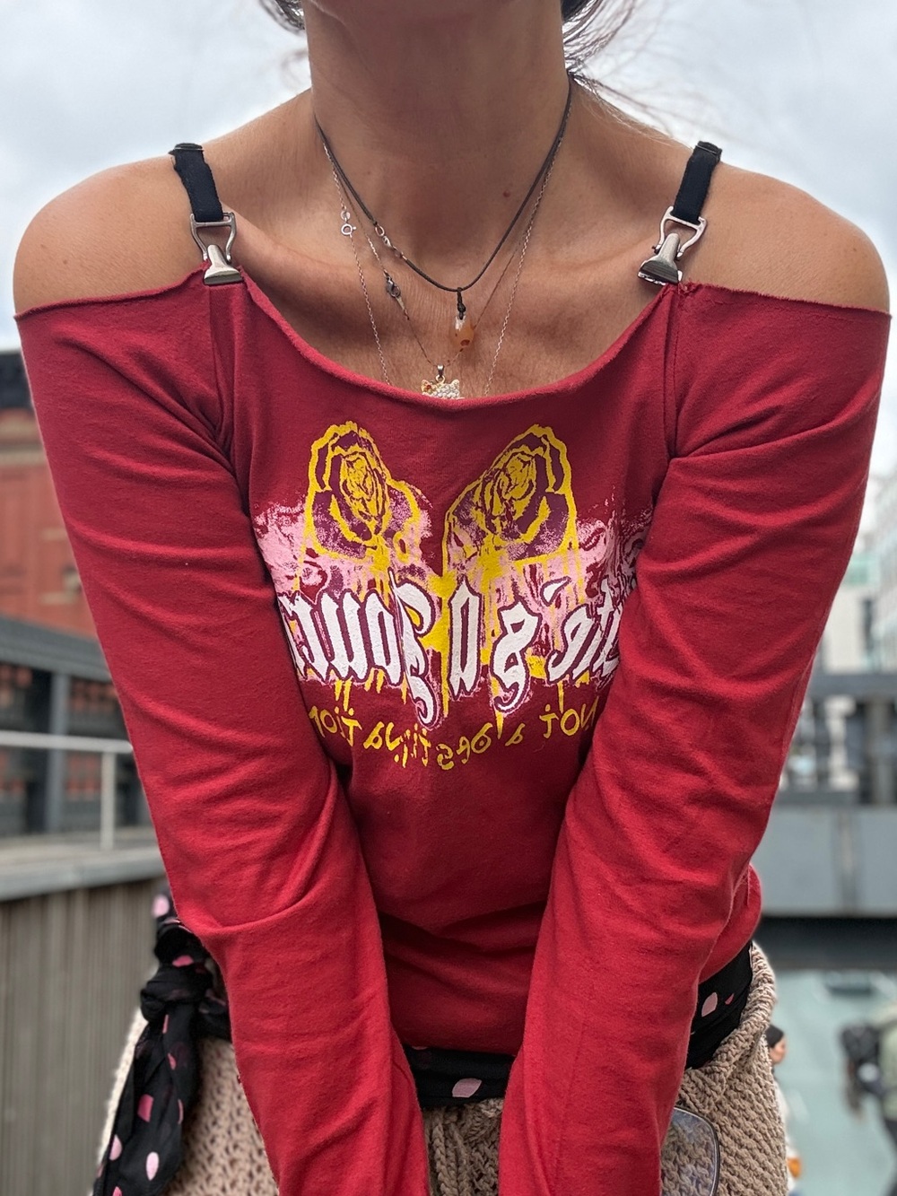 Killah By Miss Sixty Y2K Off Shoulder Top ✨